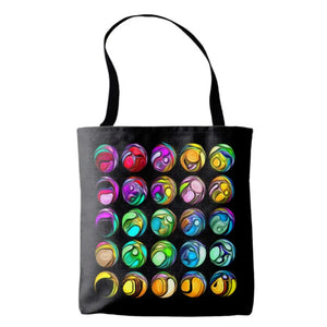 Colorful Canvas Tote Bag